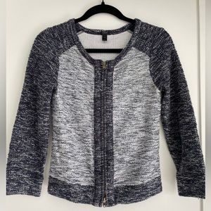 J. Crew Jacket in Blue and Gray XS Style 01042.